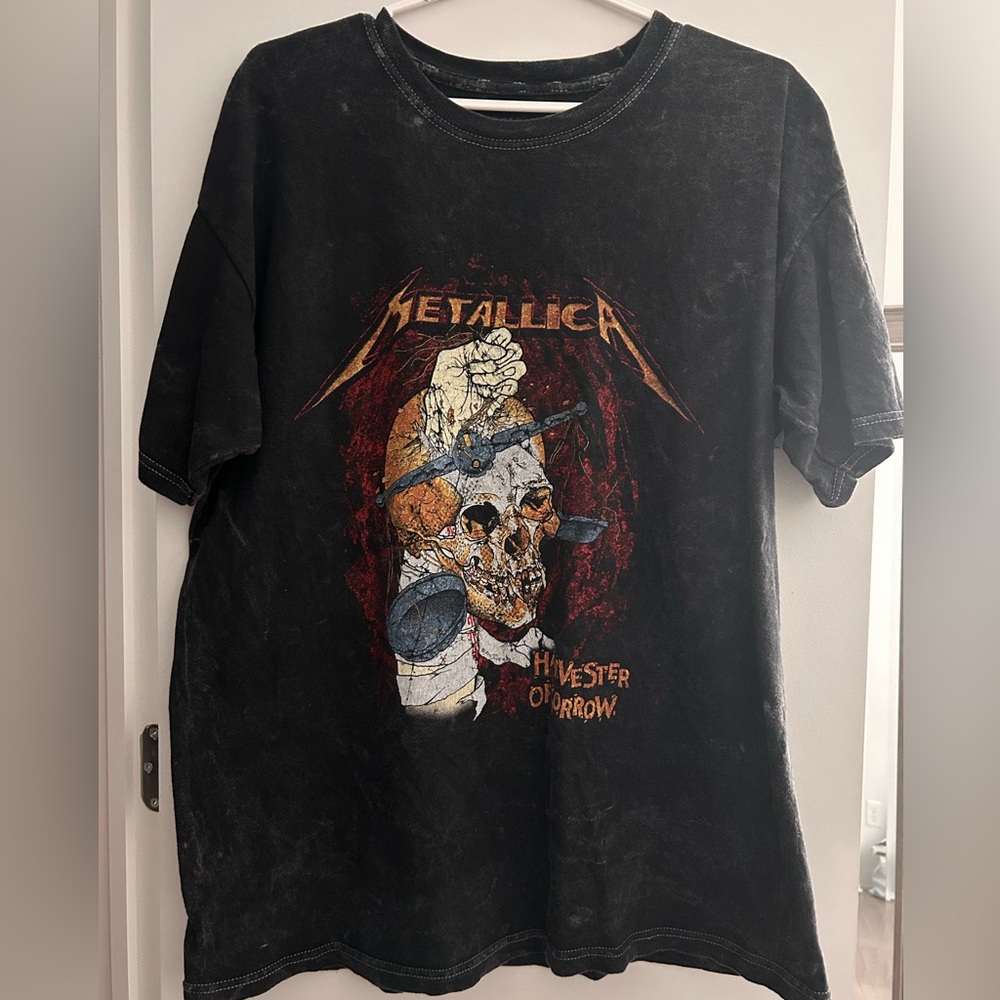 Metallica Charcoal Graphic T-Shirt